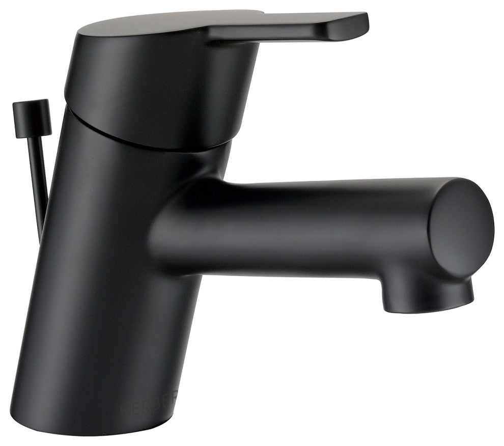 Amalfi Single Handle Lavatory Faucet Chrome, Satin Black