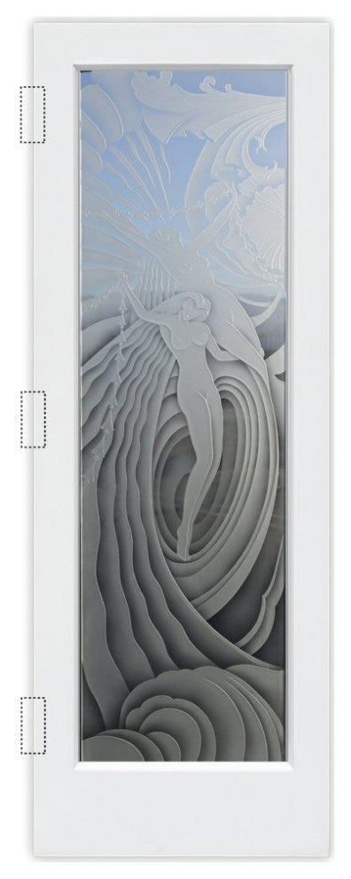 Interior Prehung Door or Interior Slab Door - Radiant Ladies - Primed - 24"...