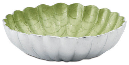 Peony 12" Round Deep Bowl, Kiwi