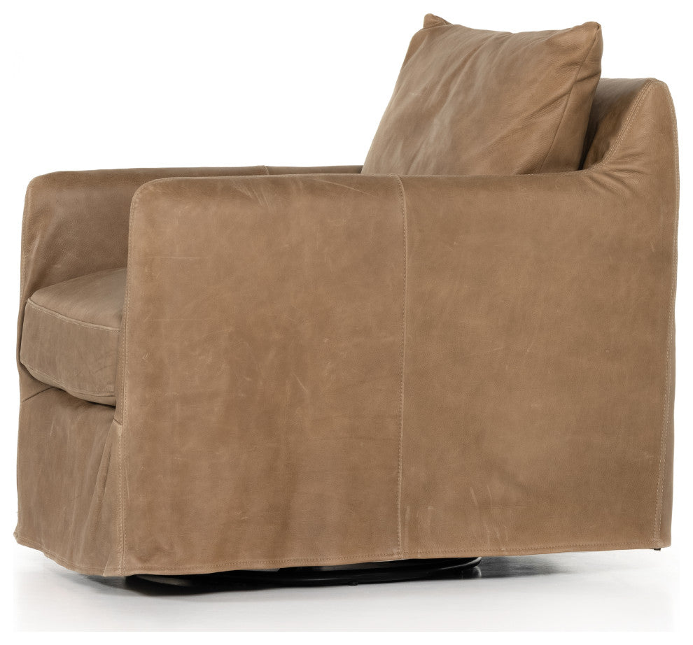 Banks Swivel Chair-Palermo Drift