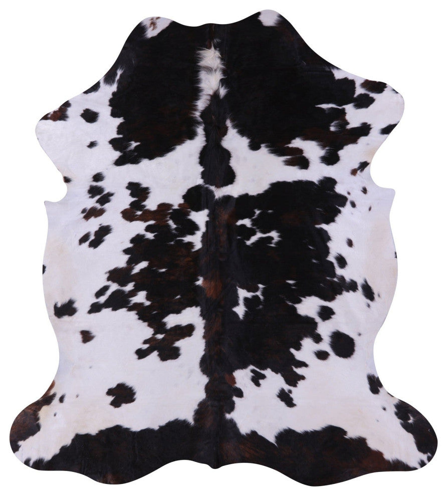 7' 2" X 6' 7" Natural Cowhide Rug C2366