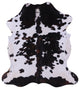 7' 2" X 6' 7" Natural Cowhide Rug C2366