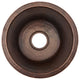 Premier Copper Products BR17DB 17" Large Round Copper Bar/Prep Sink