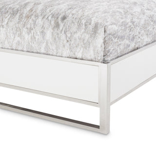 State St. Cal. King Short Panel Bed - Off White