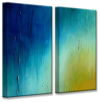 Ready2HangArt 'Sunrise' Canvas Wall Decor Set, 24"x24" 2-Panels