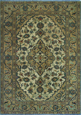 Vintage Distressed Marsden Ivory/Beige Rug, 3'0 x 4'8