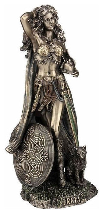 Freya Norse Goddess of Love Art Statue Sculpture by Veronese Design