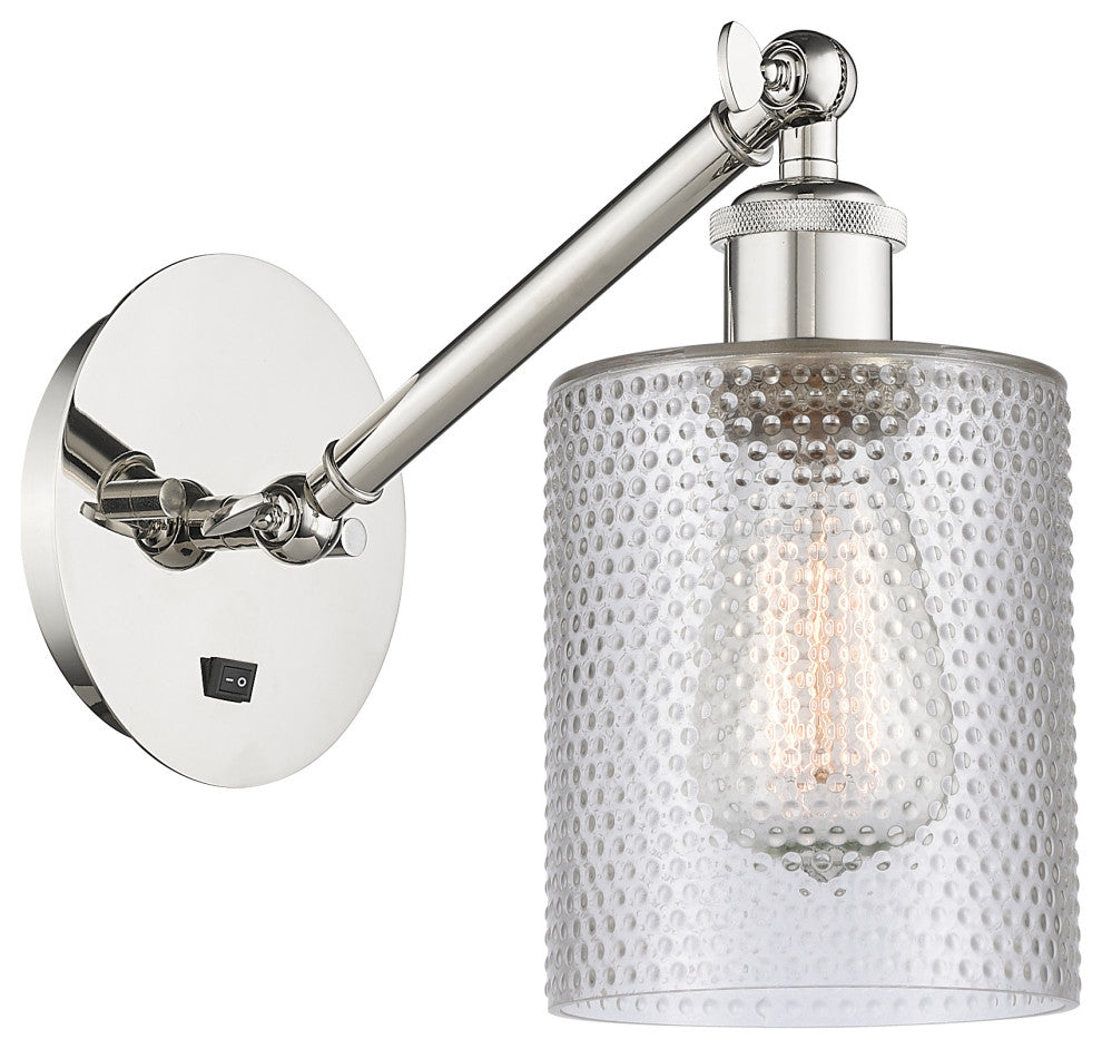 Innovations 317-1W-PN-G112-LED 1-Light Sconce, Polished Nickel