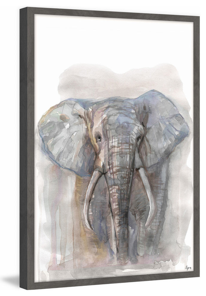 "Stoic" Framed Painting Print, 12"x18"