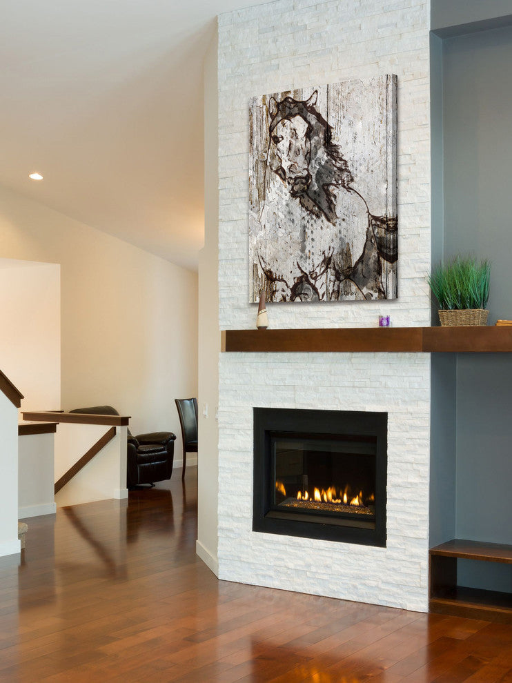 "Running Wild" Painting Print on Wrapped Canvas