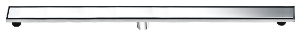 ALFI Brand 47" Polished Stainless Steel Linear Shower Drain with Solid Cover