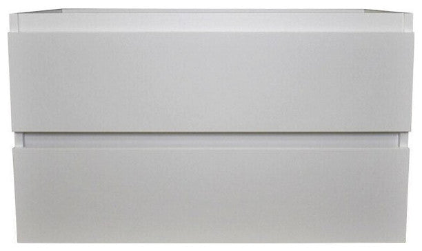Salt 18Dx36" Floating Bathroom Vanity, Glossy White, Cabinet Only