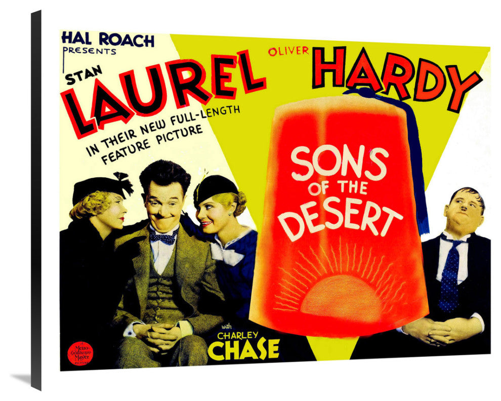 "Laurel & Hardy - Sons of the Desert" Canvas by Hollywood Photo Archive, 40x32"