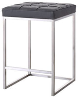 Pipe Counter Stool-Black/Chrome