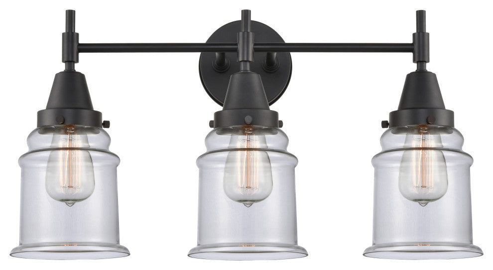 INNOVATIONS LIGHTING 447-3W-BK-G182-LED Caden 3 Light 26 inch Bath Vanity Light