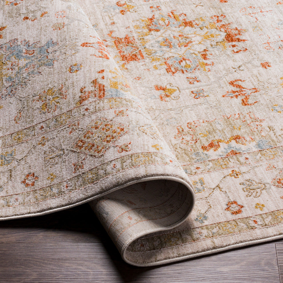 Avant Garde AVT-2311 Traditional Rust/Gray 7'10"x10'3" Area Rug