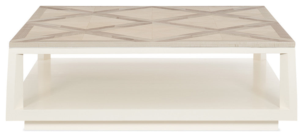 Modern Parquetry Square Coffee Table