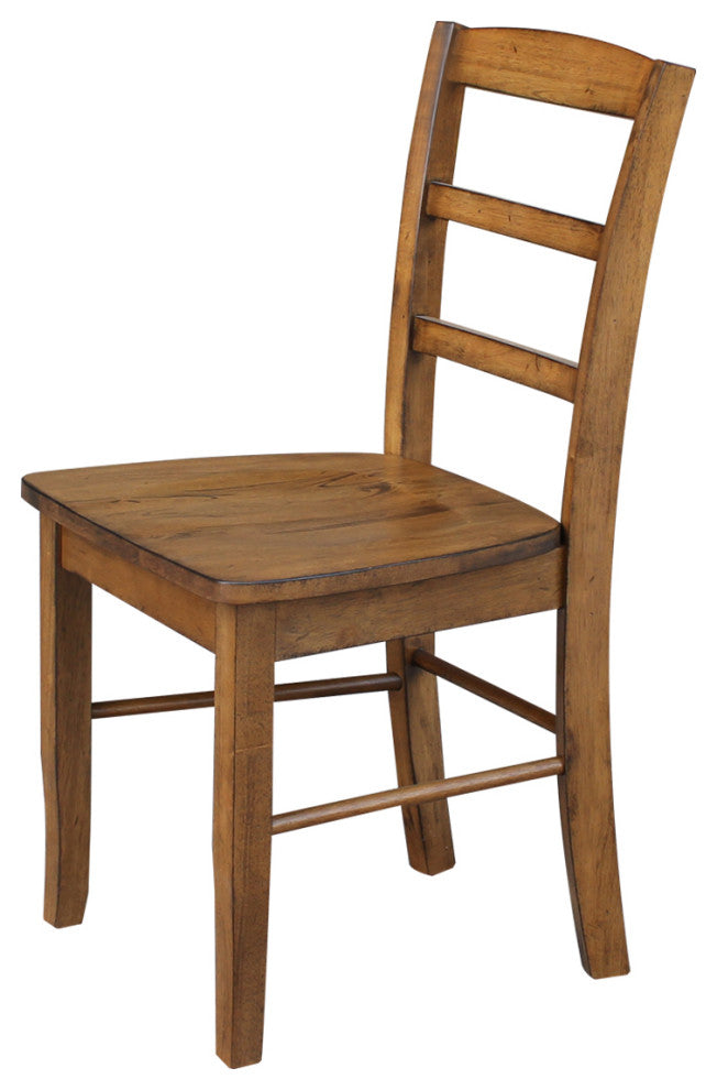 Set of Two Madrid Chairs, Pecan