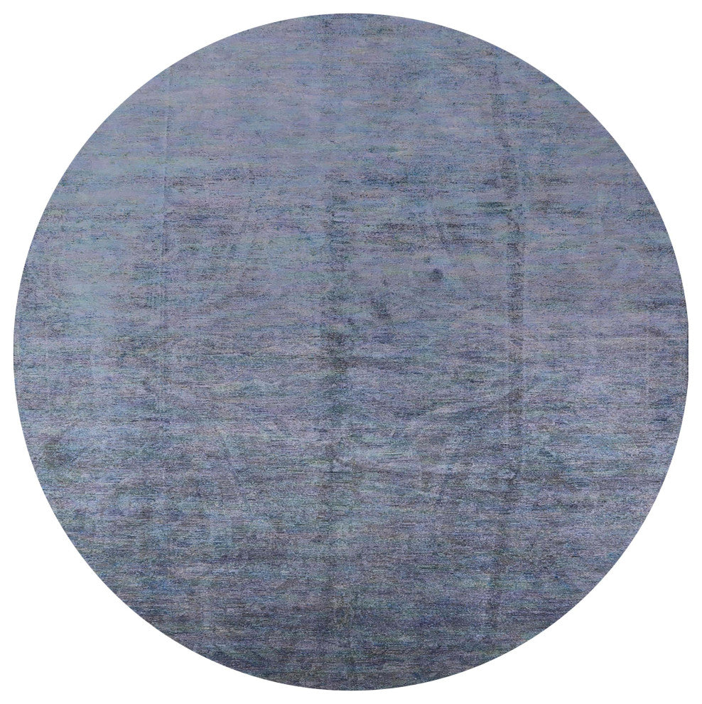 Ahgly Company Indoor Round Mid-Century Modern Area Rugs, 4' Round