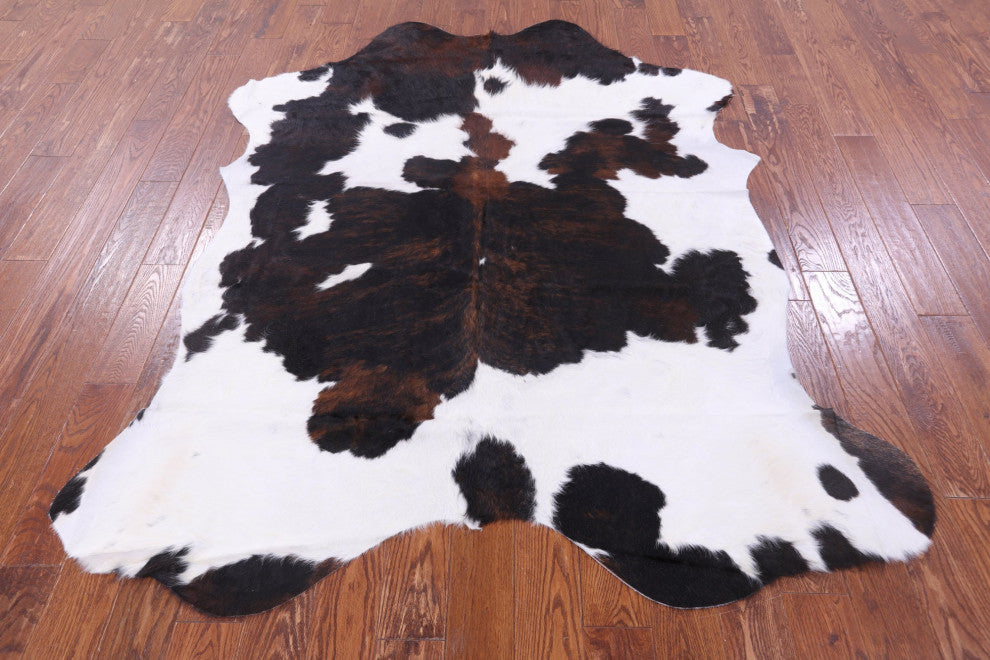 Organic Natural Hair-On Cowhide Area Rug 7' 3" X 6' 4" C1593