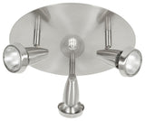 ACCESS LIGHTING 52221-BS 3-Light Cluster Spot Brushed Steel