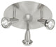 ACCESS LIGHTING 52221-BS 3-Light Cluster Spot Brushed Steel
