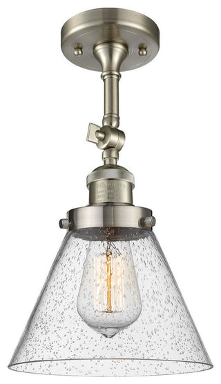 Innovations Lighting 201F-Sn-G44-Led 1 Light Dimmable Led Semi-Flush Mount