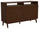 Napa 64" 6-Drawer Dresser, Finish: Pumpernickel