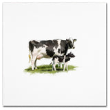 The Macneil Studio 'Cow With Calf' Canvas Art, 35"x35"