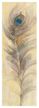 "Blue Eyed Feathers III" Digital Paper Print by Albena Hristova, 14"x38"