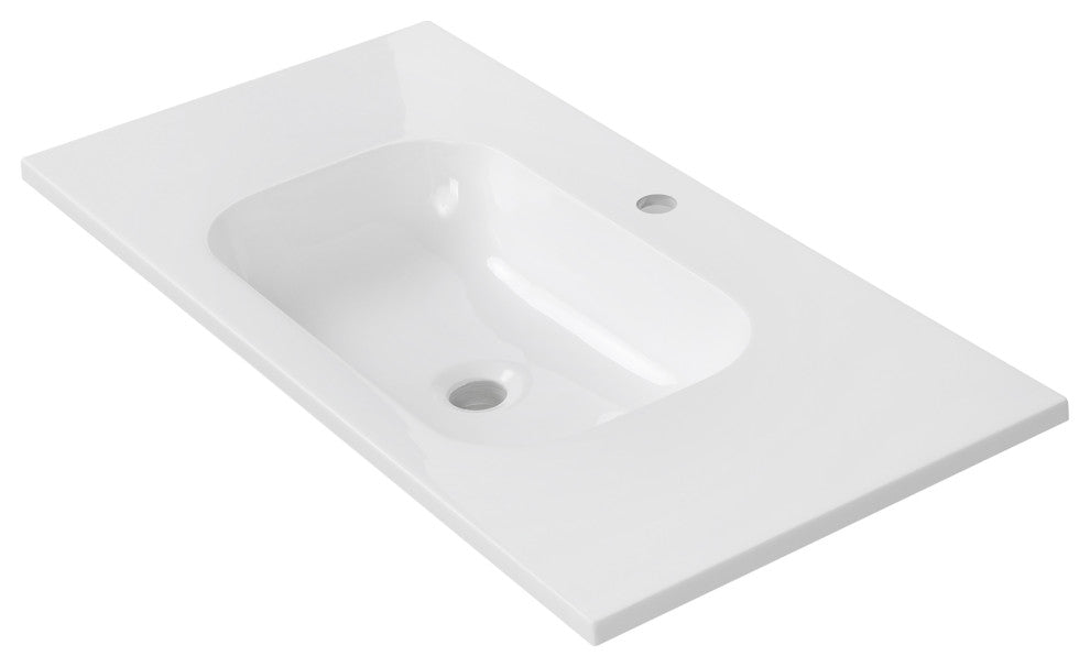 35" Solid Surface Resin Streamline K-1601-35 Vanity Top