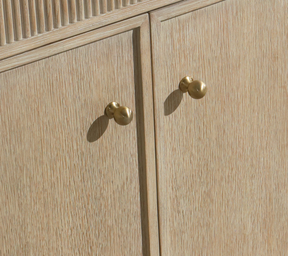 Redondo Bathroom Vanity, Ash Oak, 36", Single Sink, Freestanding