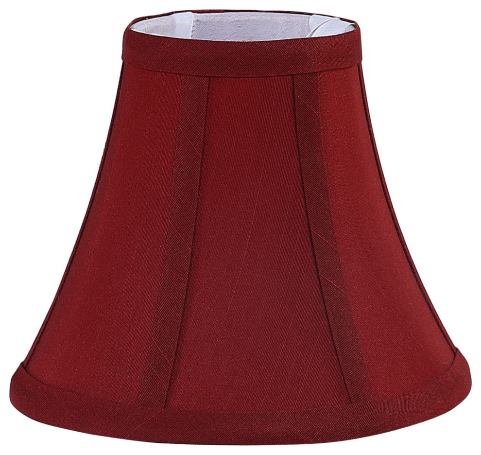 30050-5 Small Bell Chandelier Clip On Lamp Shade Rust 3"x6"x5", Set of 5