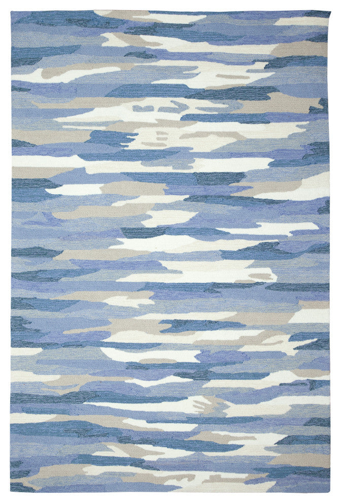 Capri Cloud Indoor/Outdoor Rug Soft Blue 2'x5'