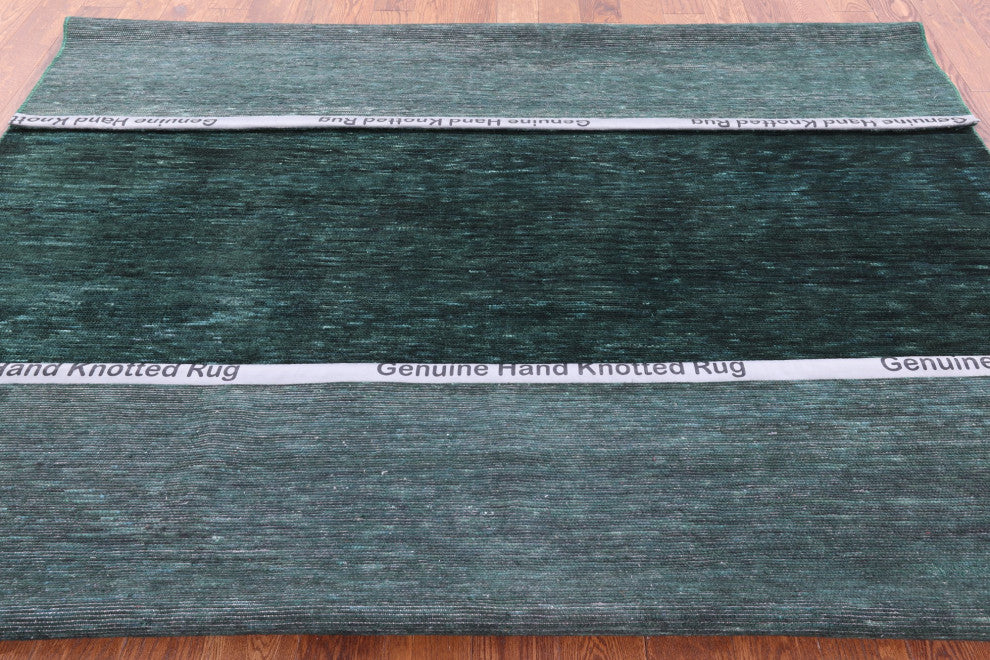 8' 0" X 9' 9" Persian Gabbeh Hand Knotted Wool Rug Q8582
