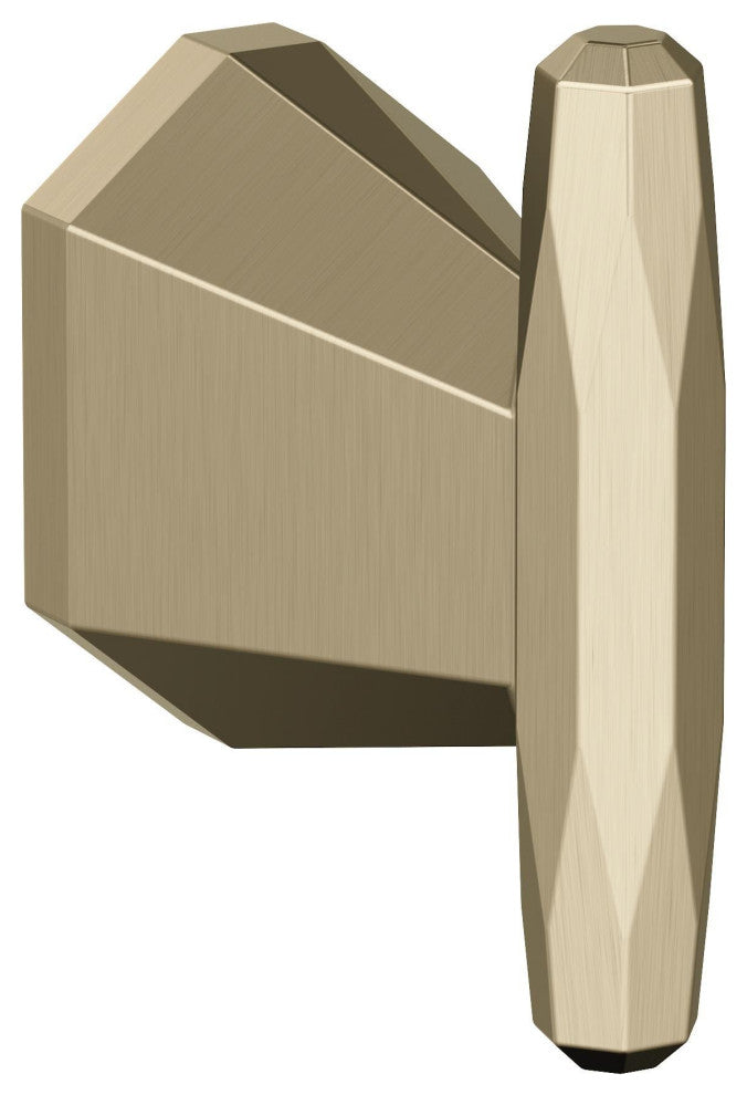 St. Vincent Contemporary Single Robe Hook, Golden Champagne