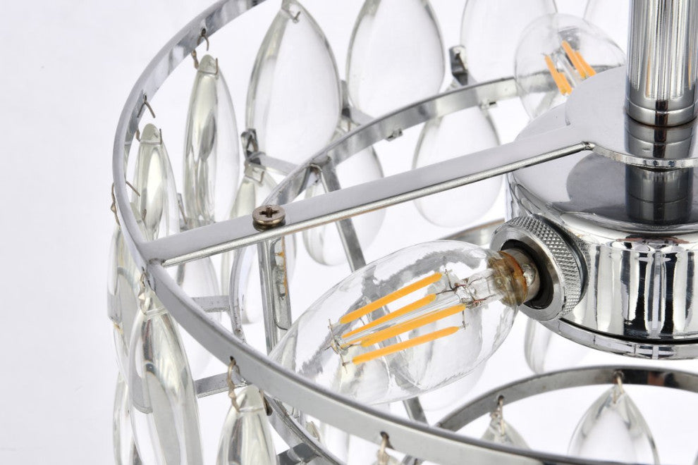 Murphy 12" Flush Mount, Chrome