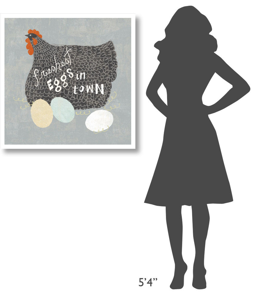 "Fresh Eggs II" Digital Paper Print by Sue Schlabach, 32"x32"