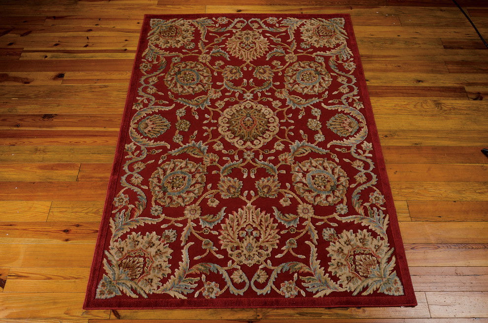 Nourison GRAPHIC ILLUSIONS 221 RED RUG