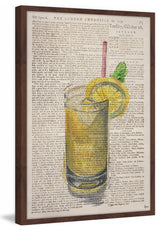 "Whiskey Sour" Framed Painting Print, 16"x24"