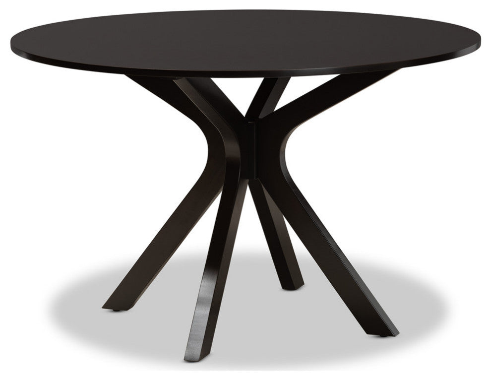 Cameo Contemporary Dark Brown 7-Piece Dining Set