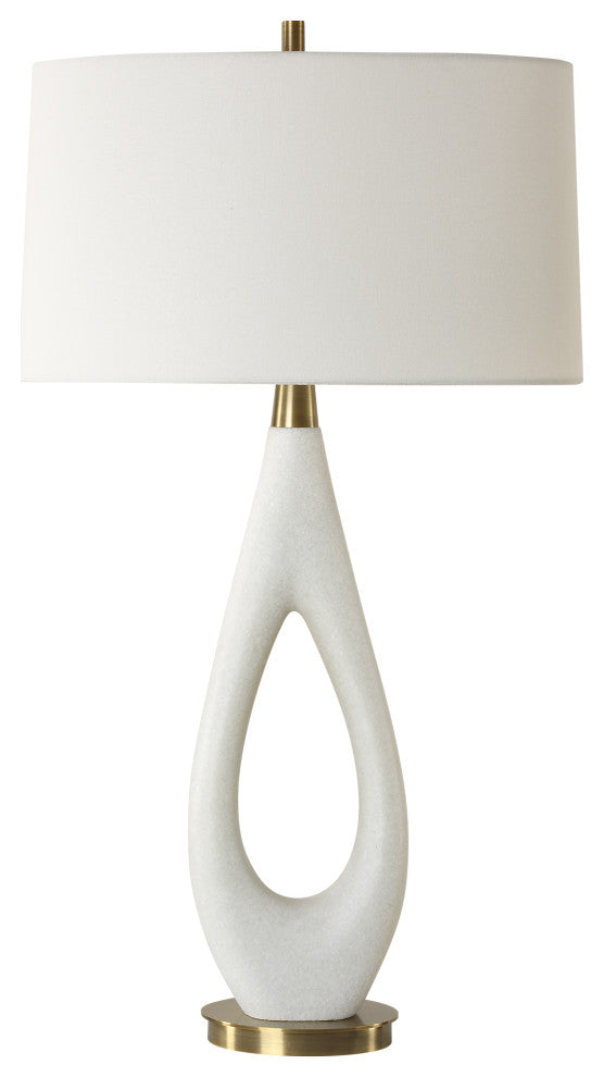 Uttermost Promenade White Table Lamp
