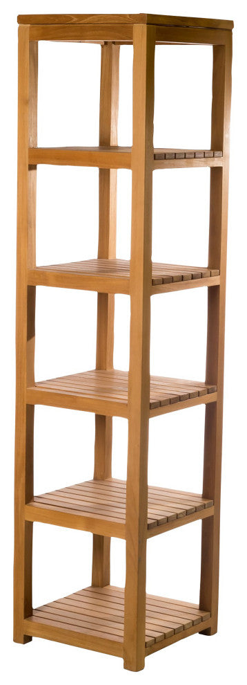 Teak Bath Shelf Square 71" (180 cm)