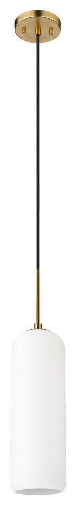 Zlite 732P22-HBR 1-Light Pendant, Matte Opal