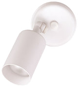 75-Watt Single Cylinder Adjustable Security Flood Light, White