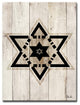 Ready2HangArt Inspirational 'Star of David VIII' Wrapped Canvas Wall Art