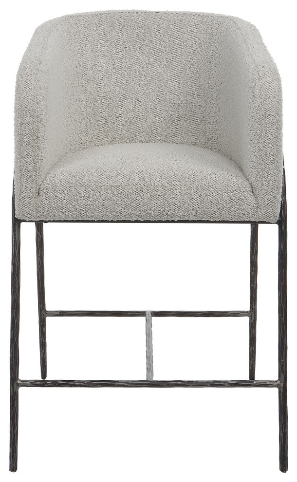 Uttermost 23737 Jacobsen Gray 27" Counter Stool