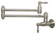 Copper Pot Filler Kitchen Faucet Wall-Mounted, Brushed Nickel