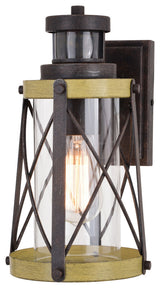 Vaxcel Lighting T0632 Harwood 12" Tall Outdoor Wall Sconce - Oxidized Iron /