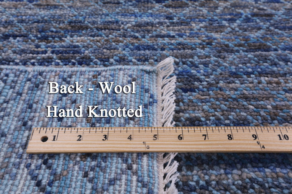 Savannah Grass Hand Knotted Wool Rug 8' 0" X 9' 11" - Q13238